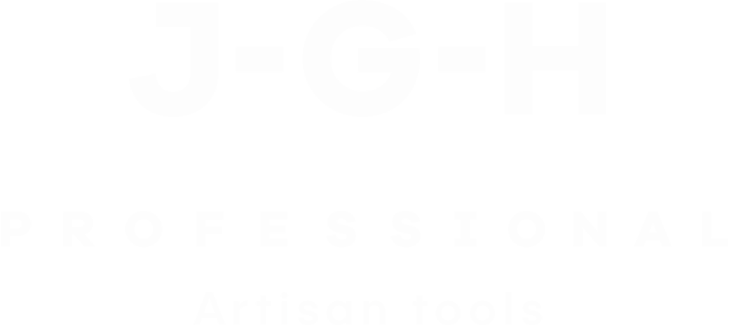 Logo with the text 'J-GH PROFESSIONAL Artisan tools' in white on a black background.