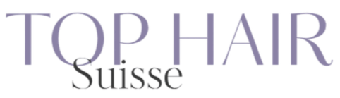 Text that reads 'TOP HAIR Suisse' with a black underline.