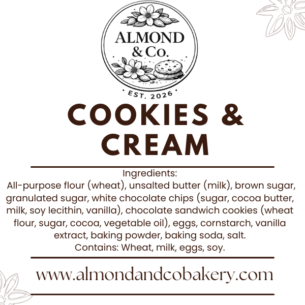 Cookies and Cream Food Label.png