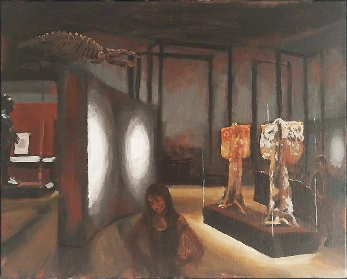 Te Papa 2, 2024, oil on canvas, 30 x 24cm