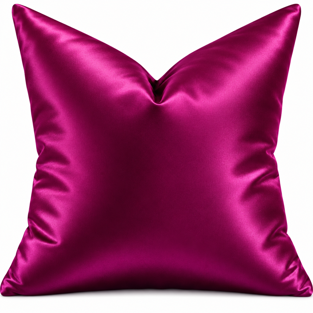 cocoa desiree No. 024 Fuchsia Satin throw pillow.png