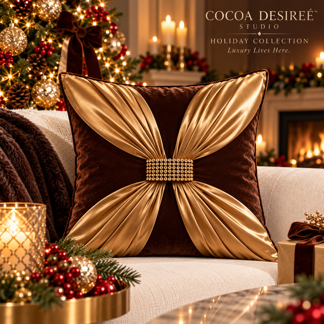 cocoa desiree holiday lux gold throw pillow.png