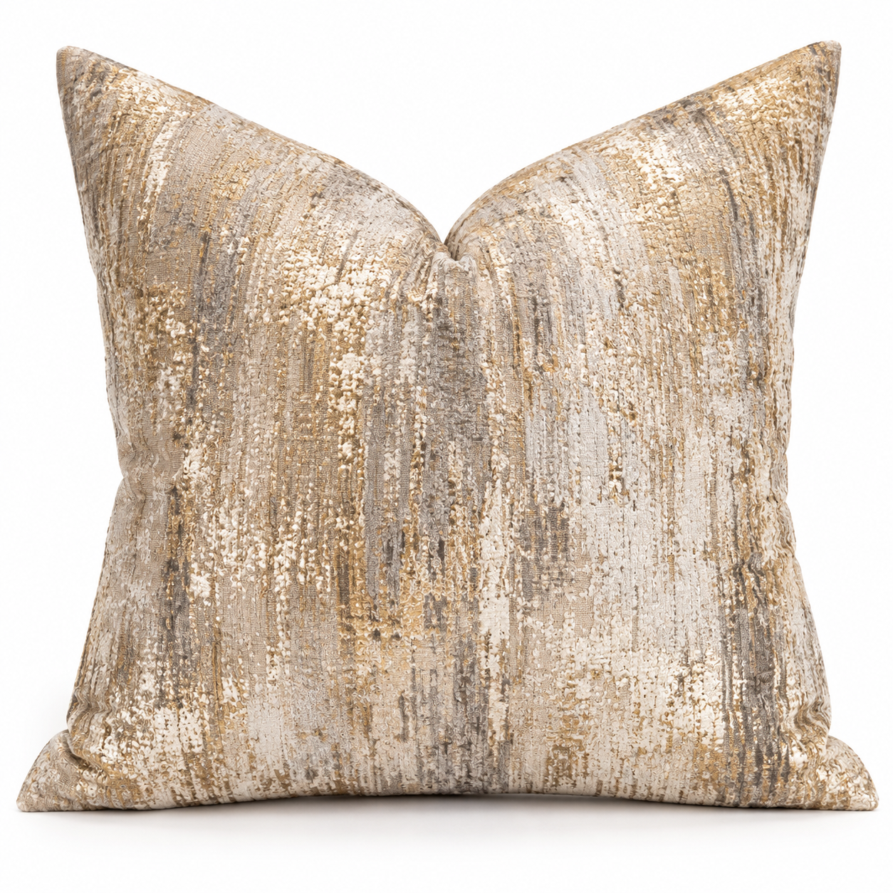 cocoa desiree No. 001 Champagne & Gold throw pillow.png