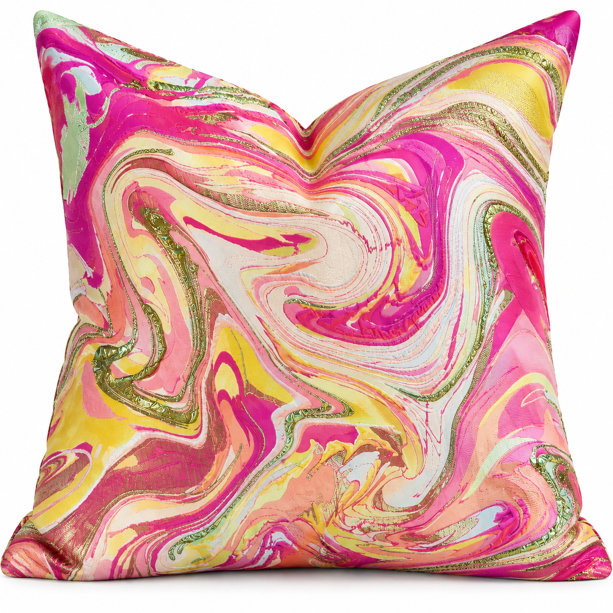 cocoa desiree No. 007 Pink Abstract throw pillow.png