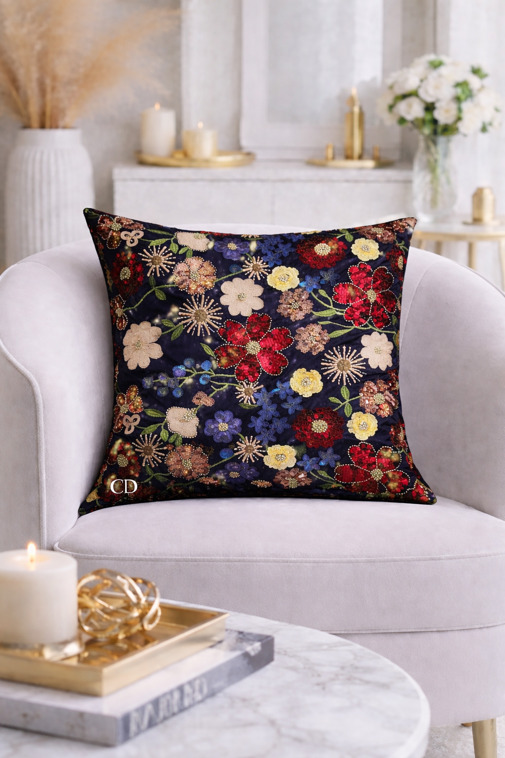 AFTER DARK 
Cocoa Desireé Studio 
An exploration of florals beyond softness - bold, structured, and unapologetically present. 
Where color meets shadow, and detail becomes the statement.