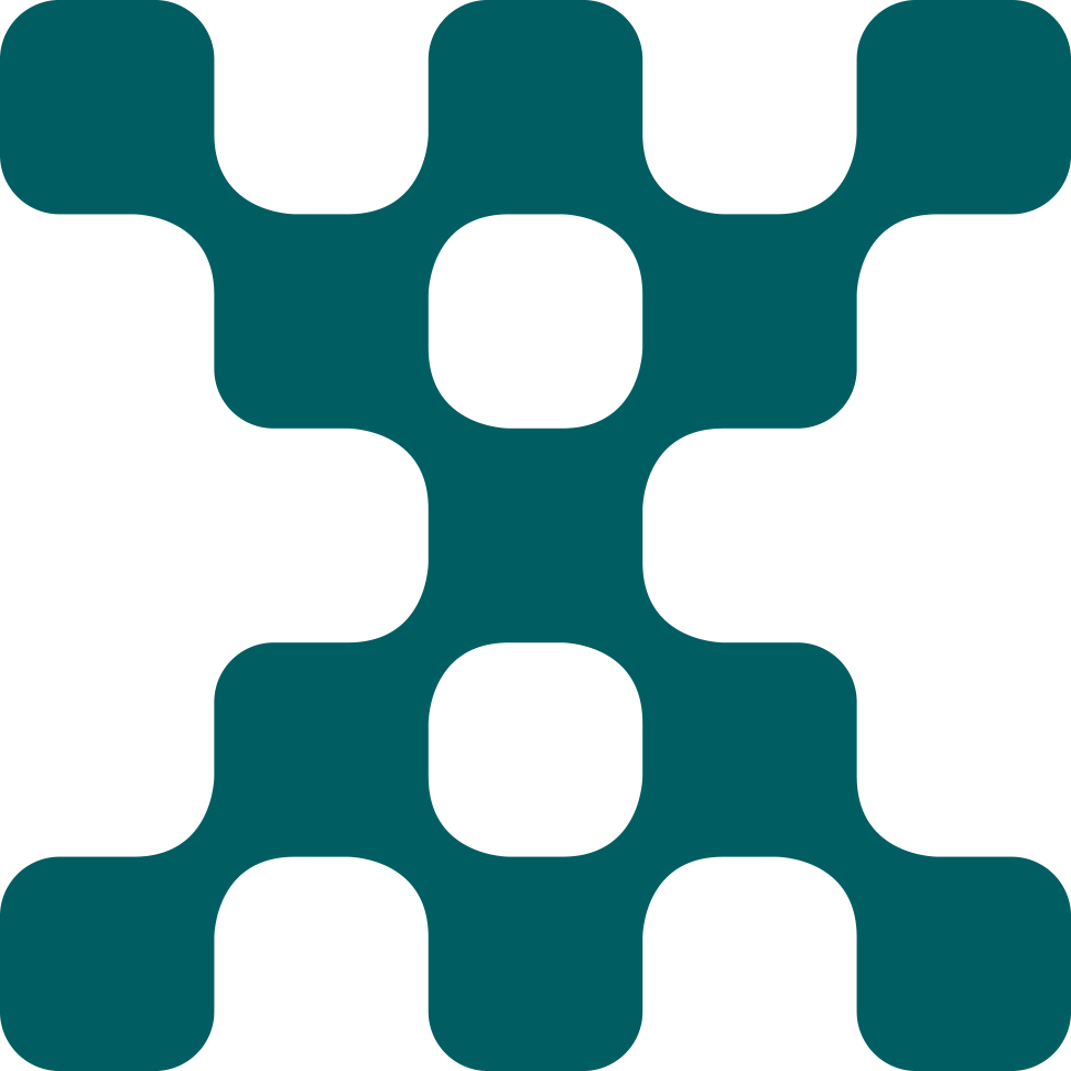 Diseño abstracto en forma de patrón geométrico en tonos azules oscuros.