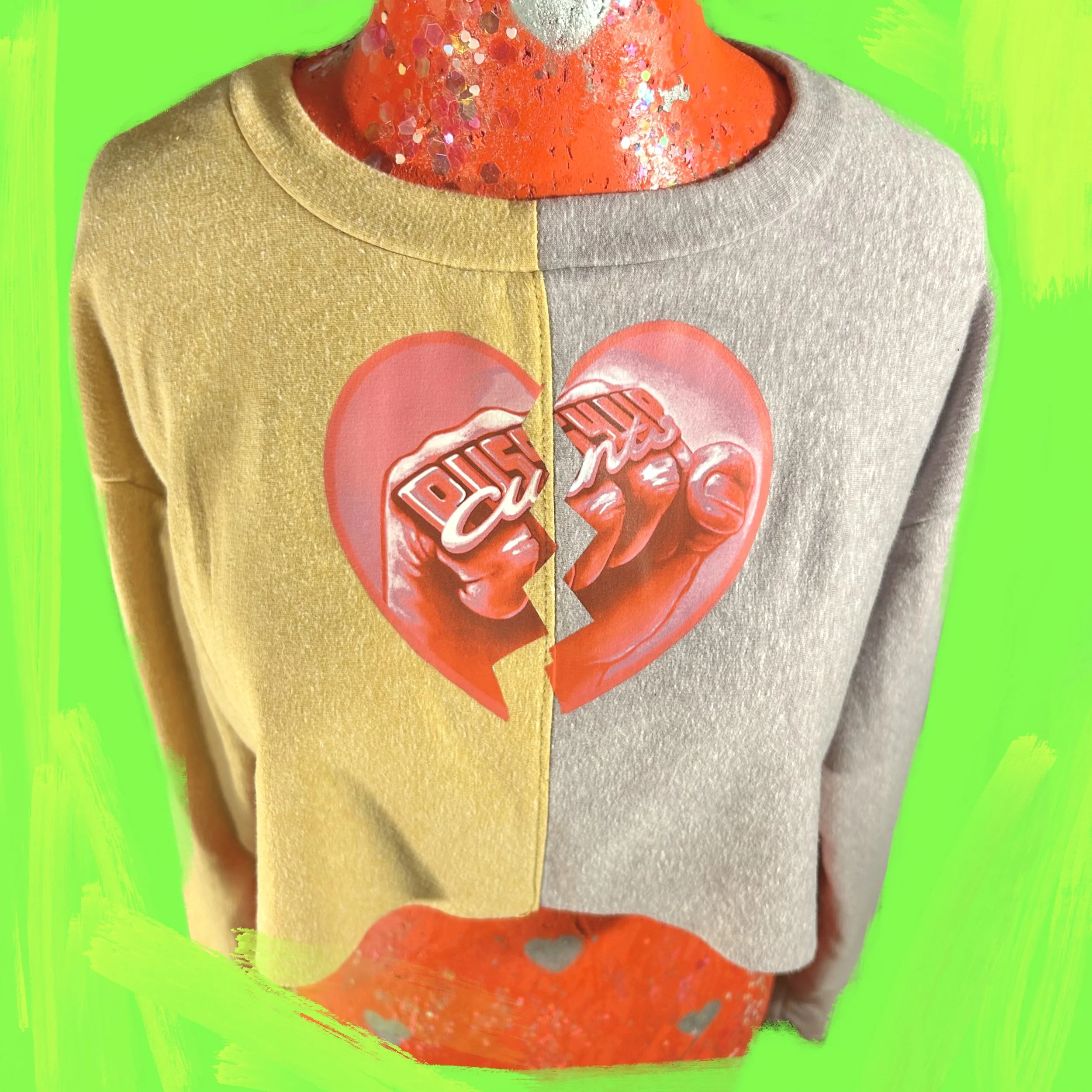 RECLAIMED BROKEN HEART SWEATSHIRT