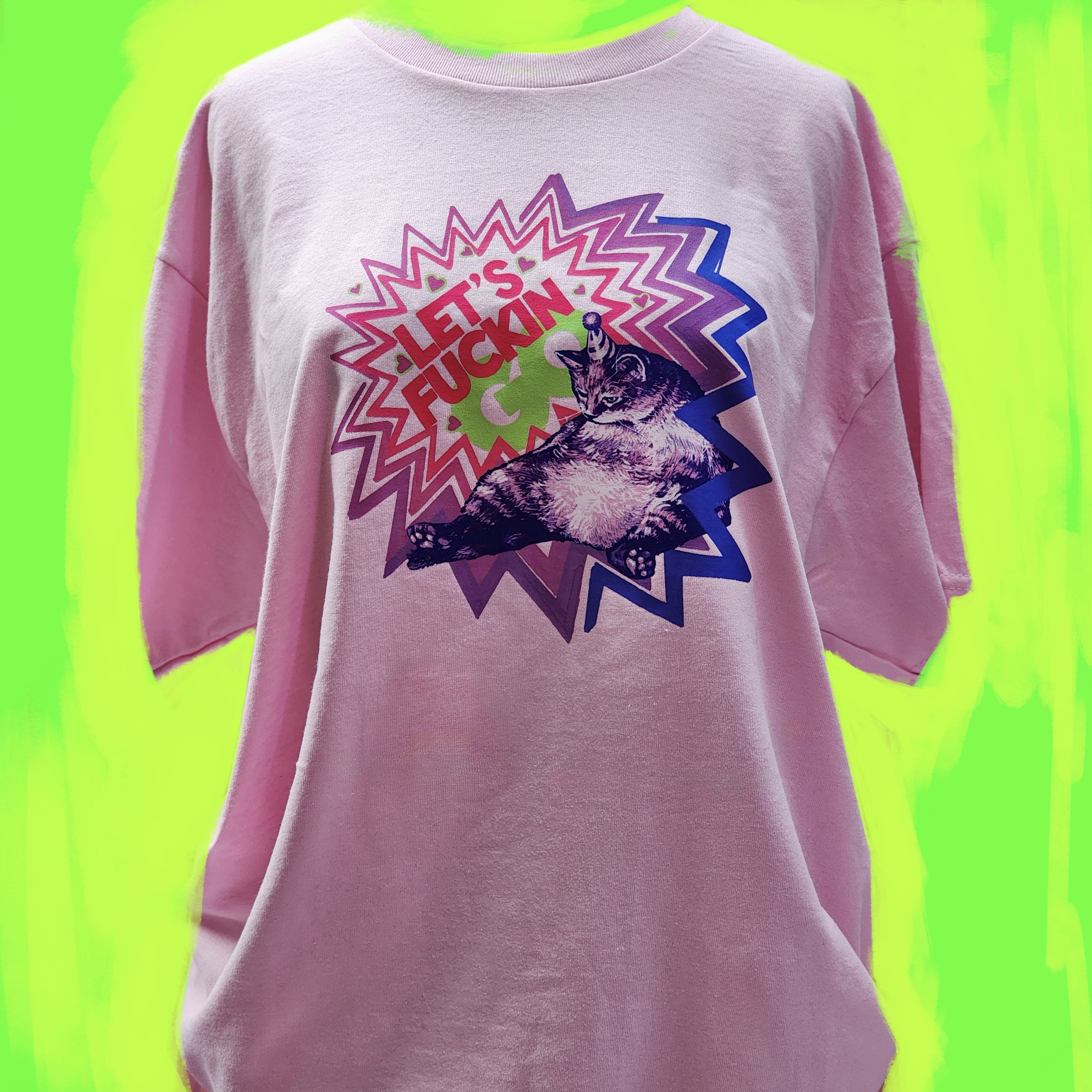 “LETS GO” *LE PETITE* LT PINK T-SHIRT