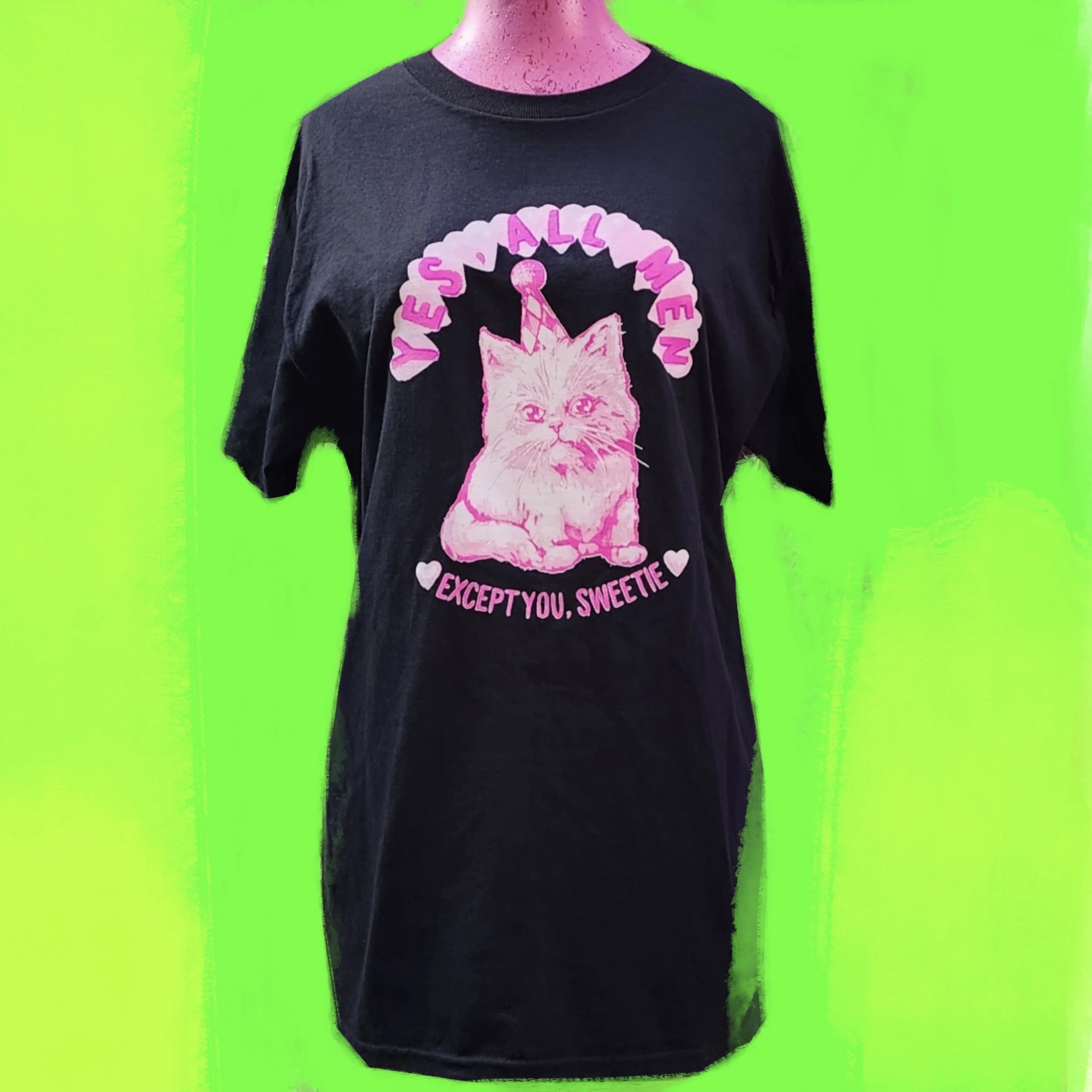 “YES ALL MEN” BLACK T-SHIRT