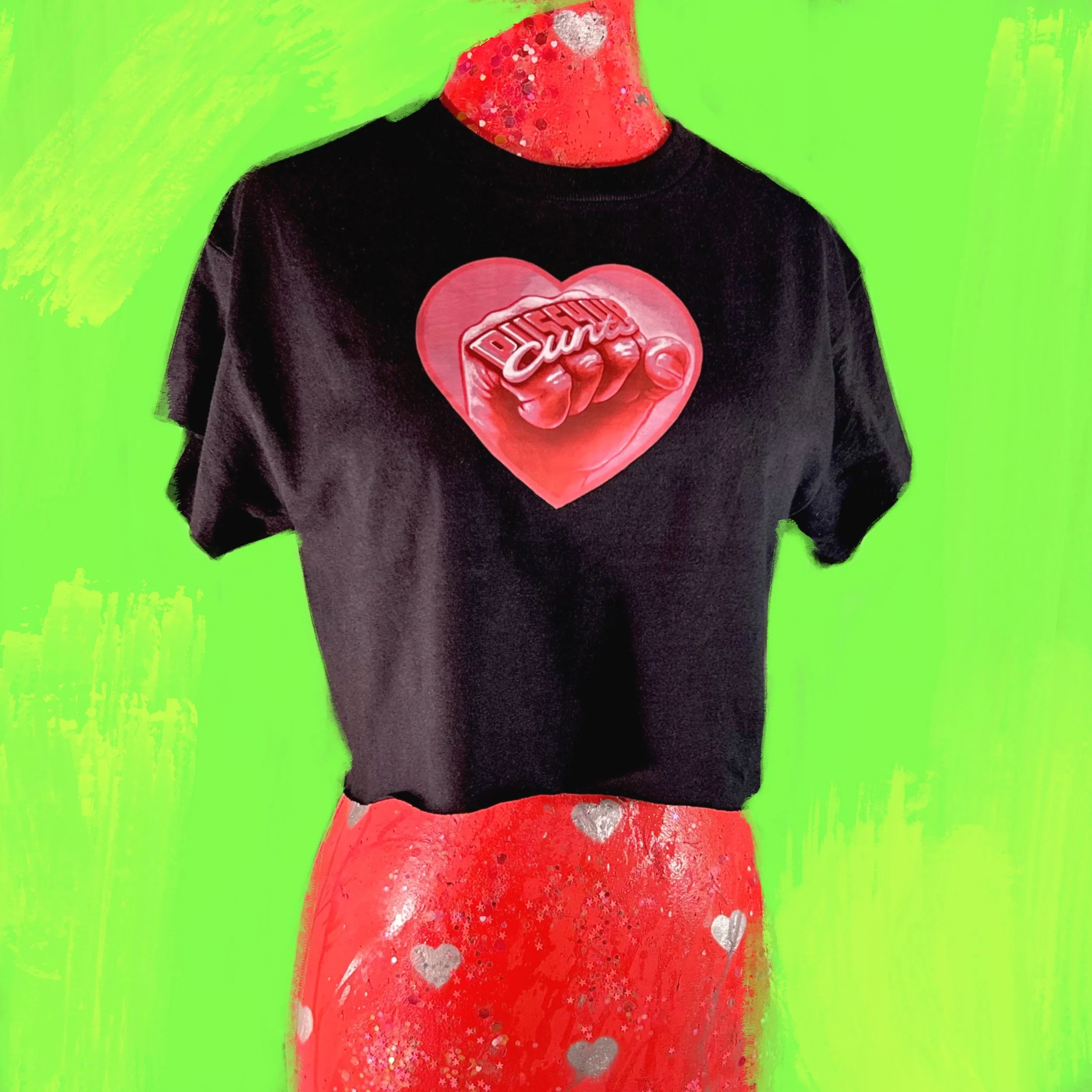 “PINK PUSSY UP” *BIGGUN* BLACK T-SHIRT