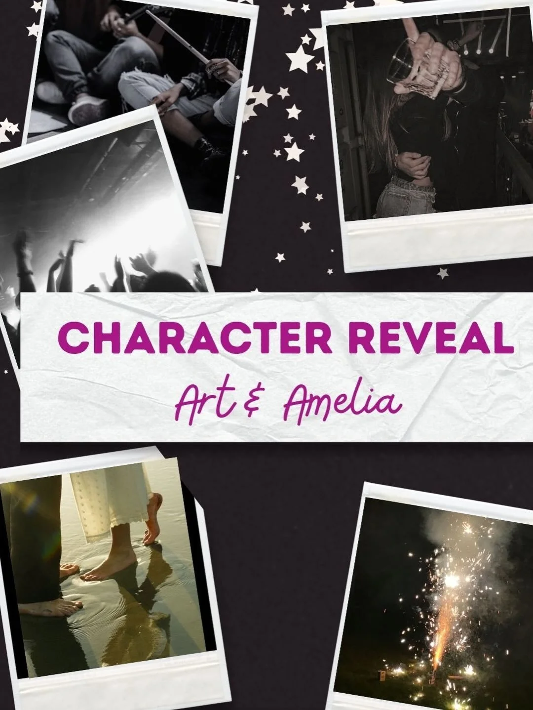 Oh heyyyy Art &amp; Amelia!

I was so unsure about character art because I really want the reader to envision them however they want. @rumaisa.artstudio did such a good job of creating them while still letting the readers draw their own conclusions. 