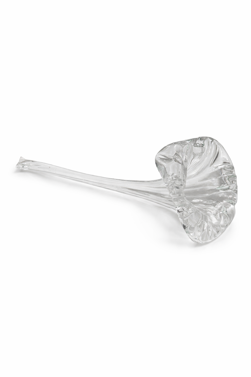Elegant glass Calla Lily sculpture