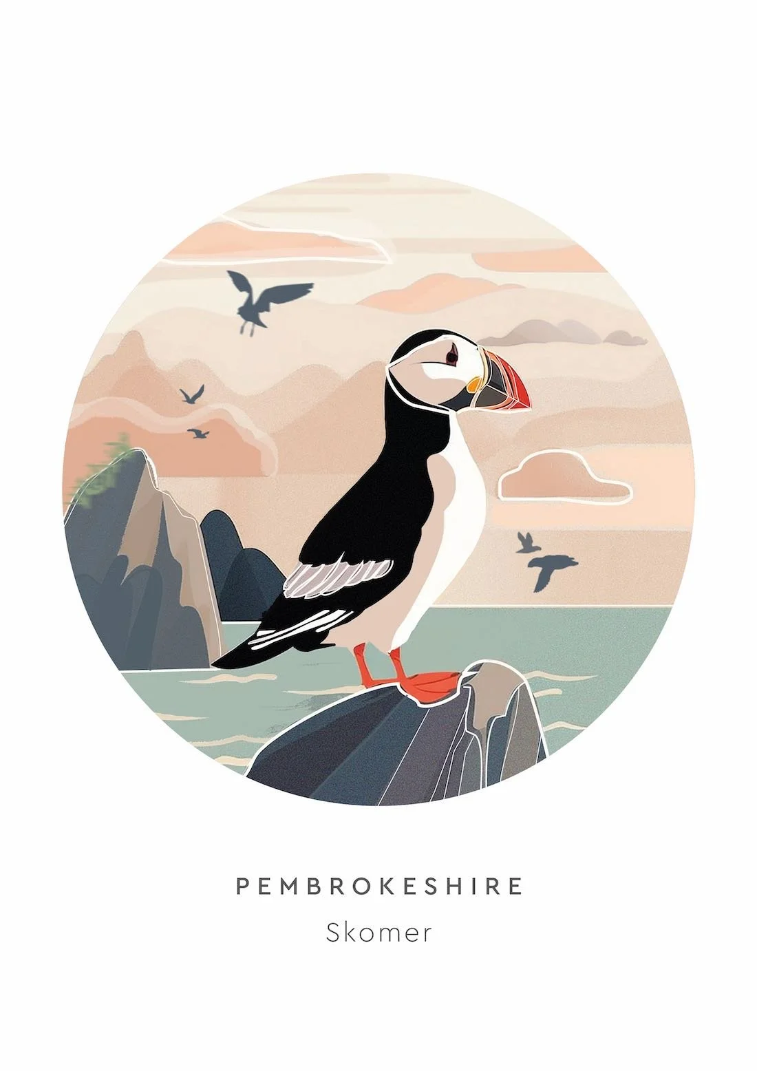 Skomer Print