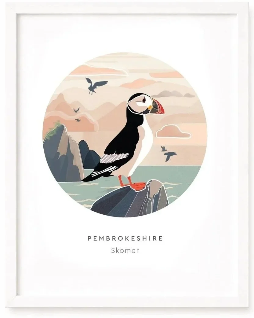 Skomer Print