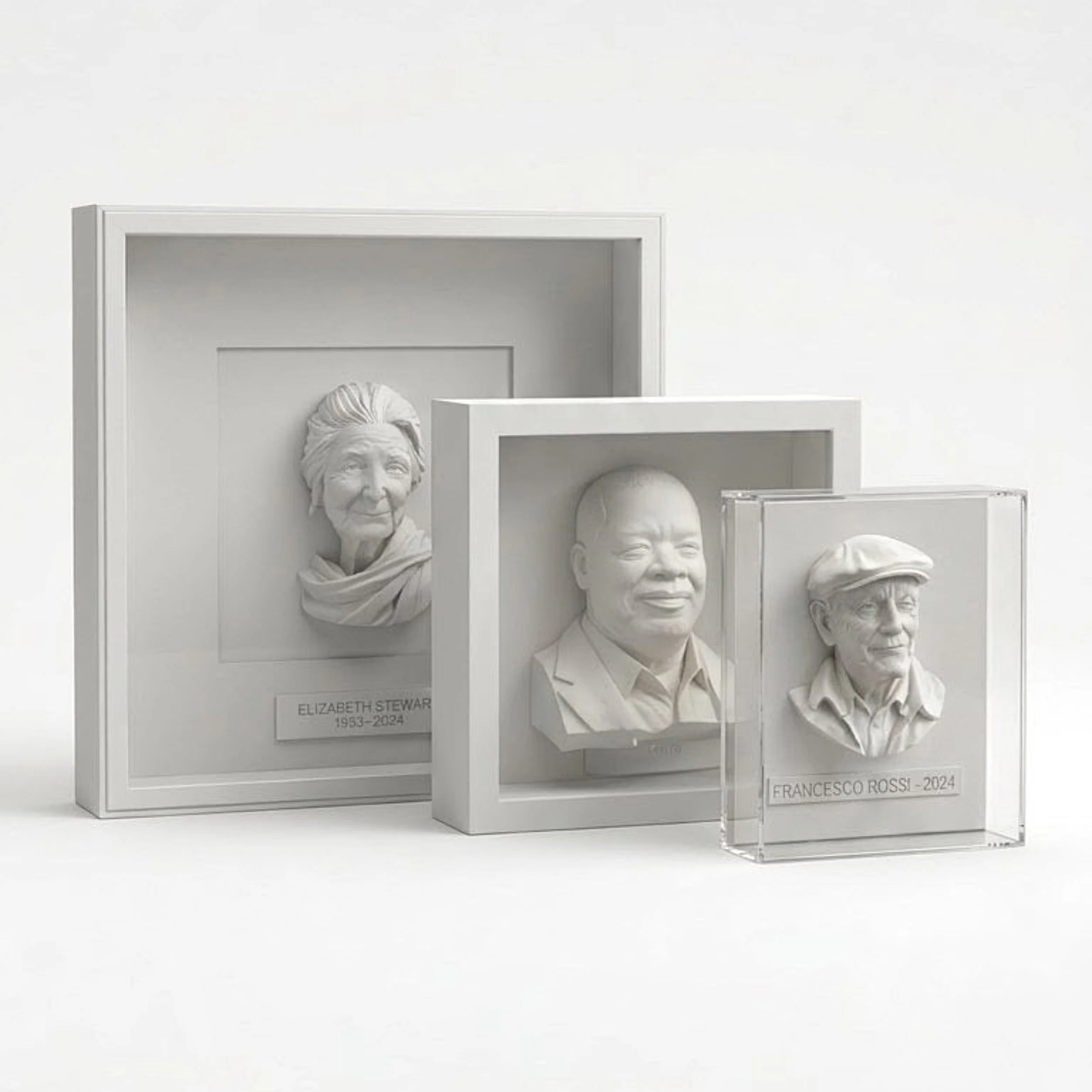Living Portrait Sculpture
