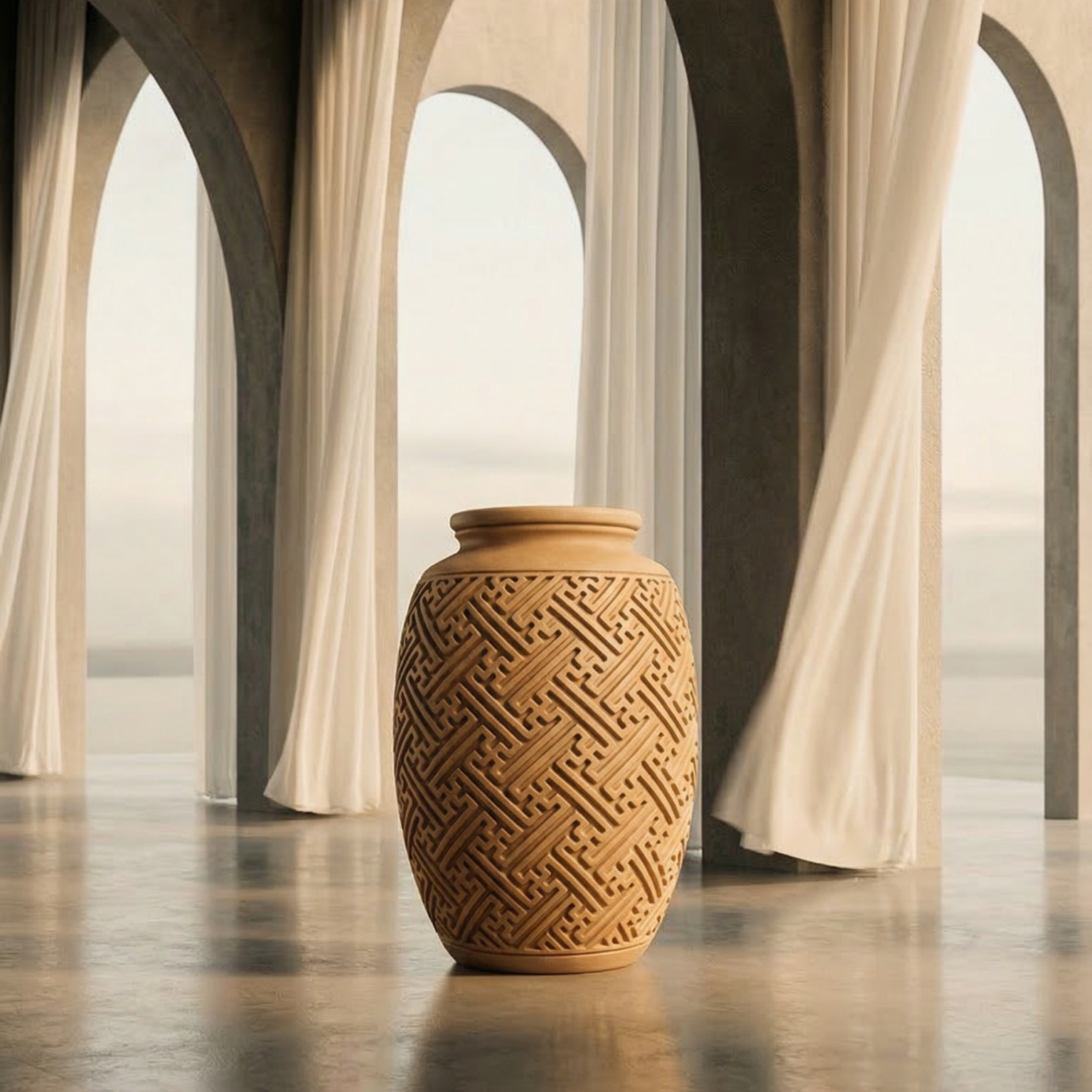 Modern Urns - Ovoid Scene.png
