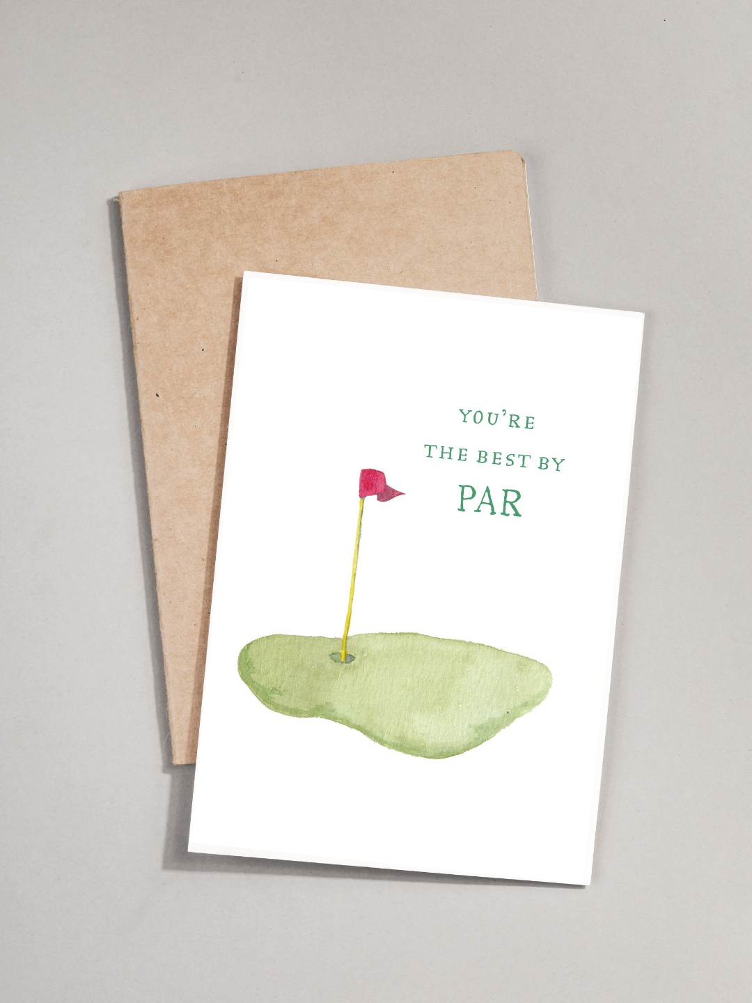 The Best By Par - Greeting Card