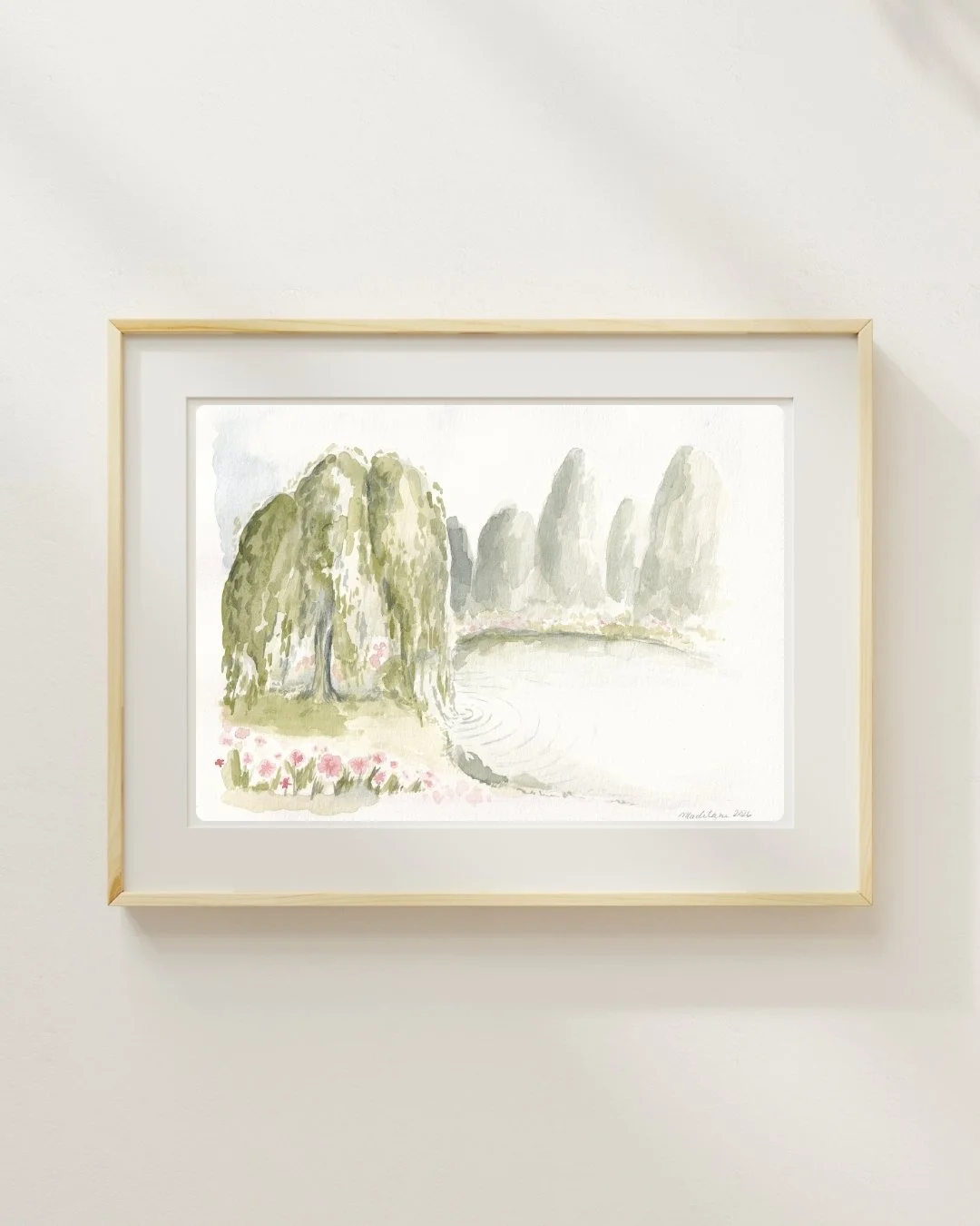 Weeping Willow Garden Print