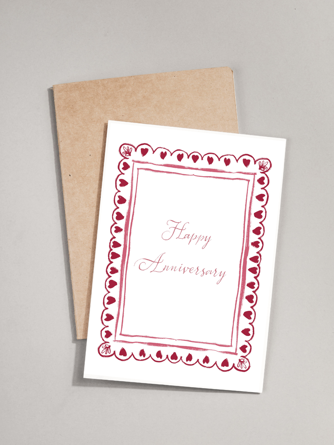 Happy Anniversary Ruffle - Greeting Card