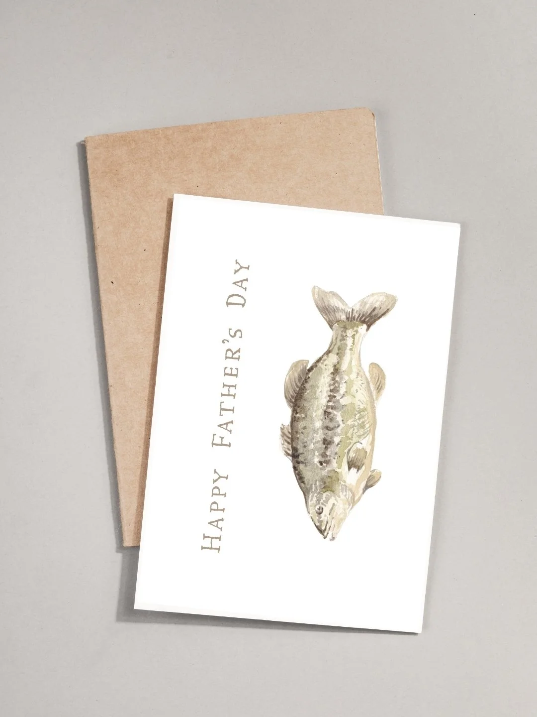 Happy Father's Day Fish - Greeting Card
