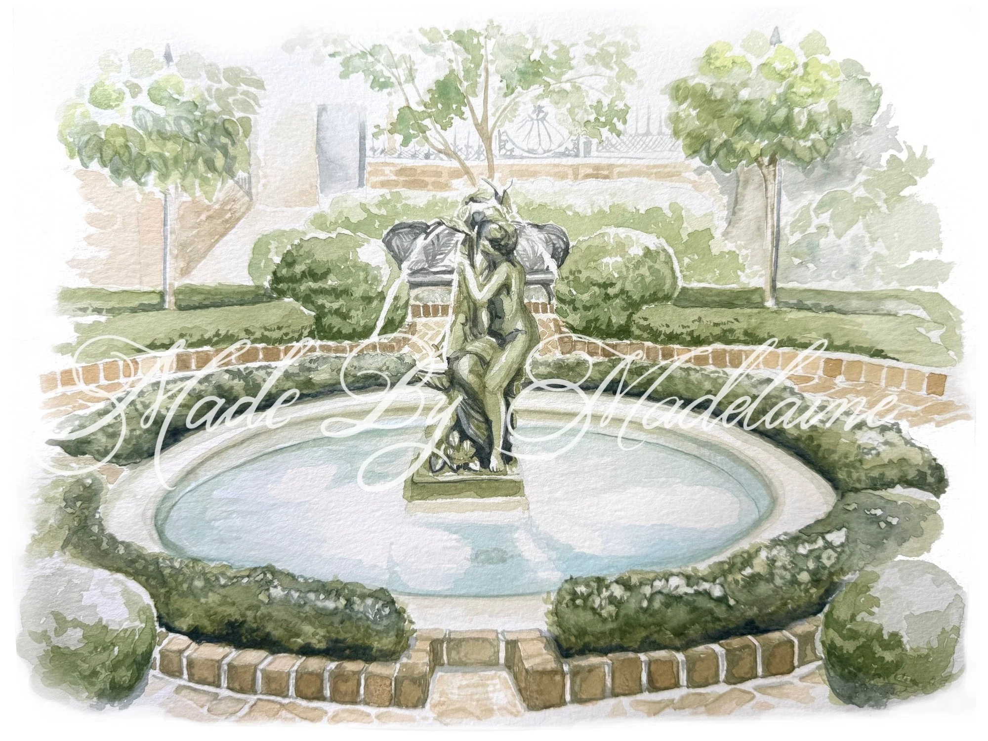 Custom Garden Watercolor