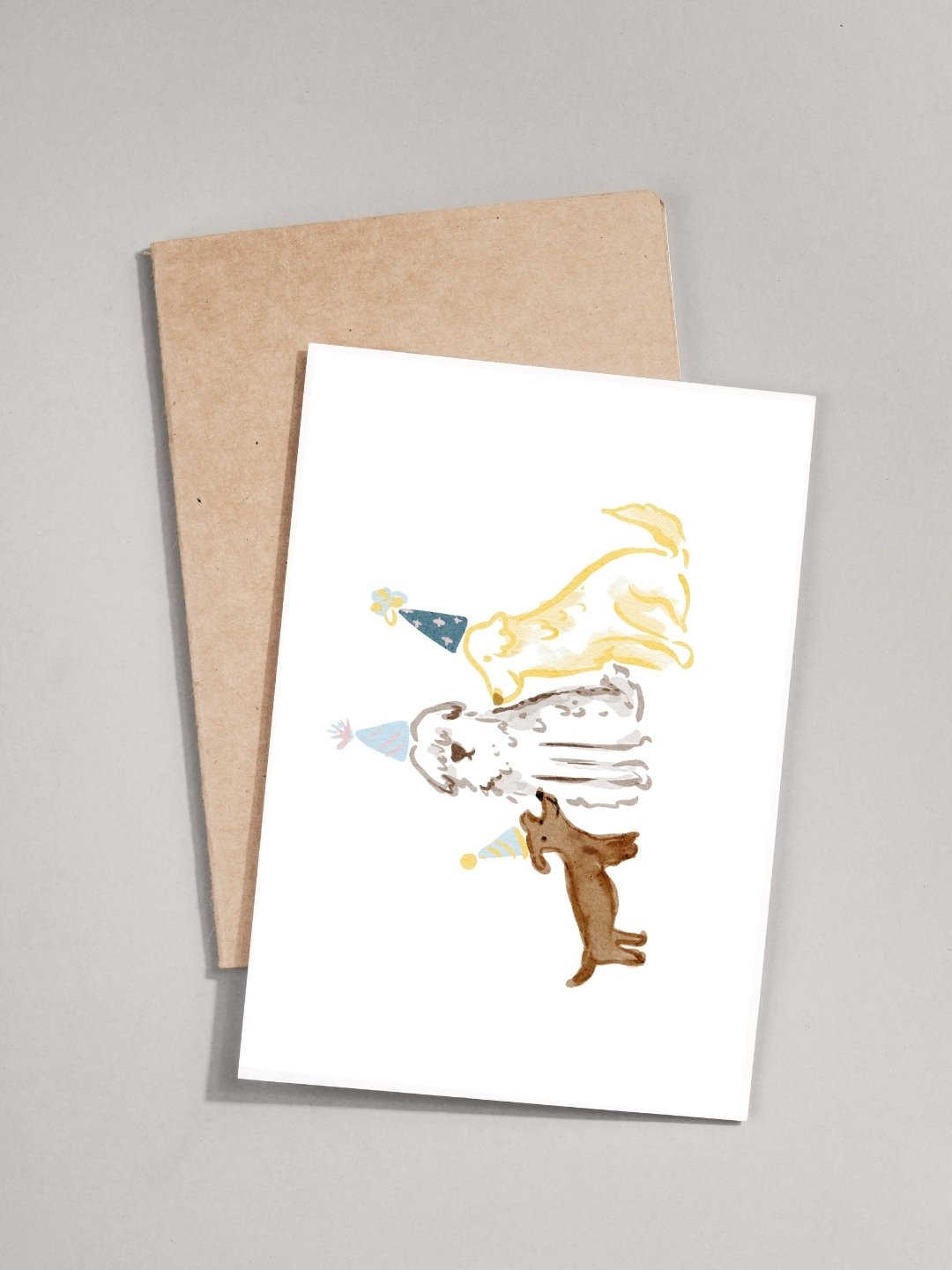 Party Dogs - Greeting Card