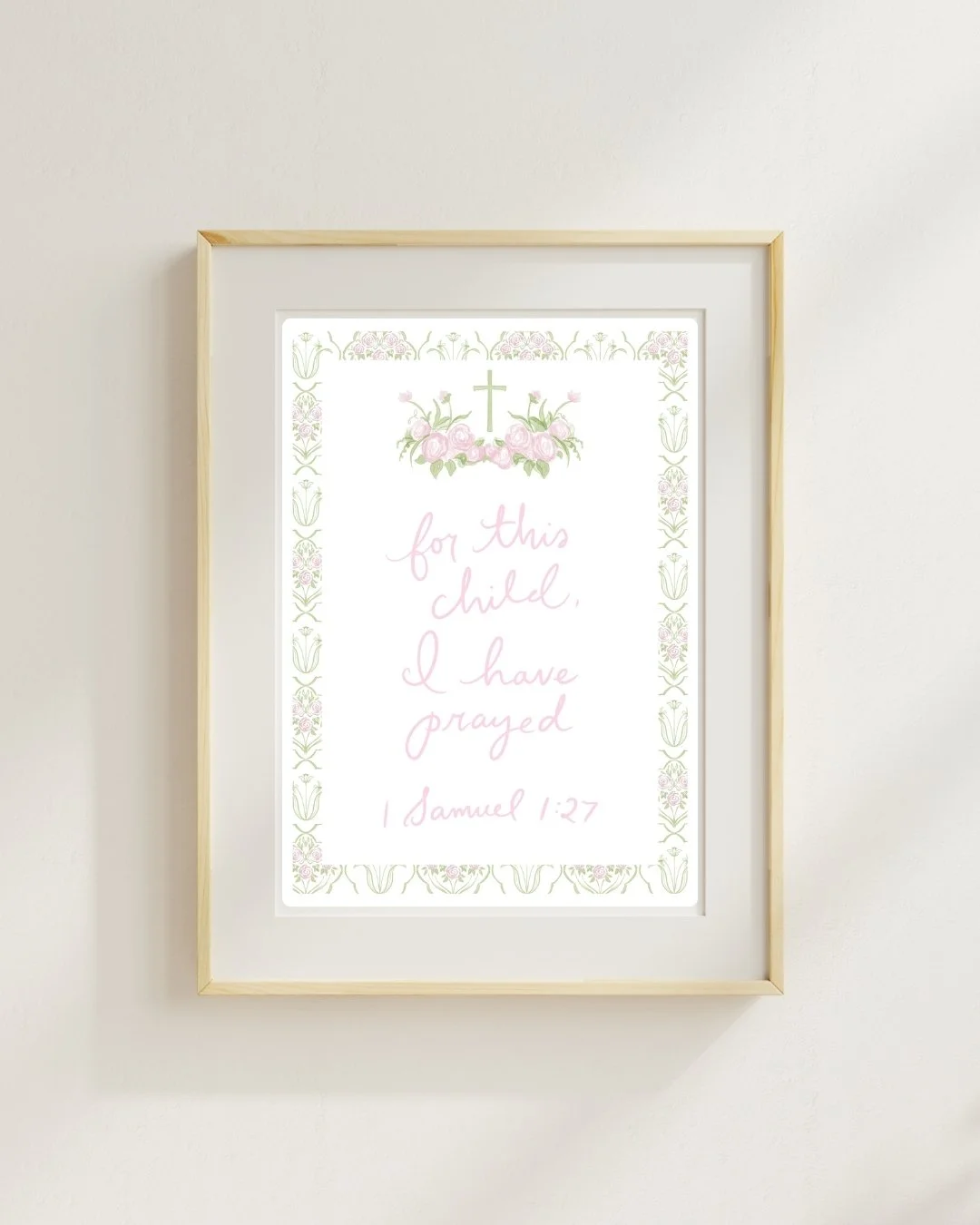 For This Child I Have Prayed Print