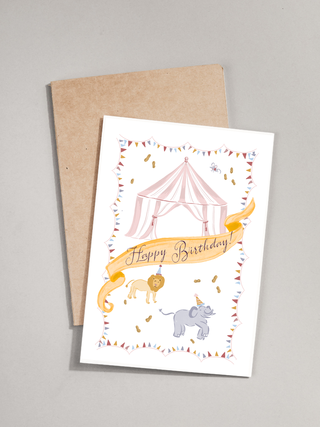 Happy Birthday Circus - Greeting Card