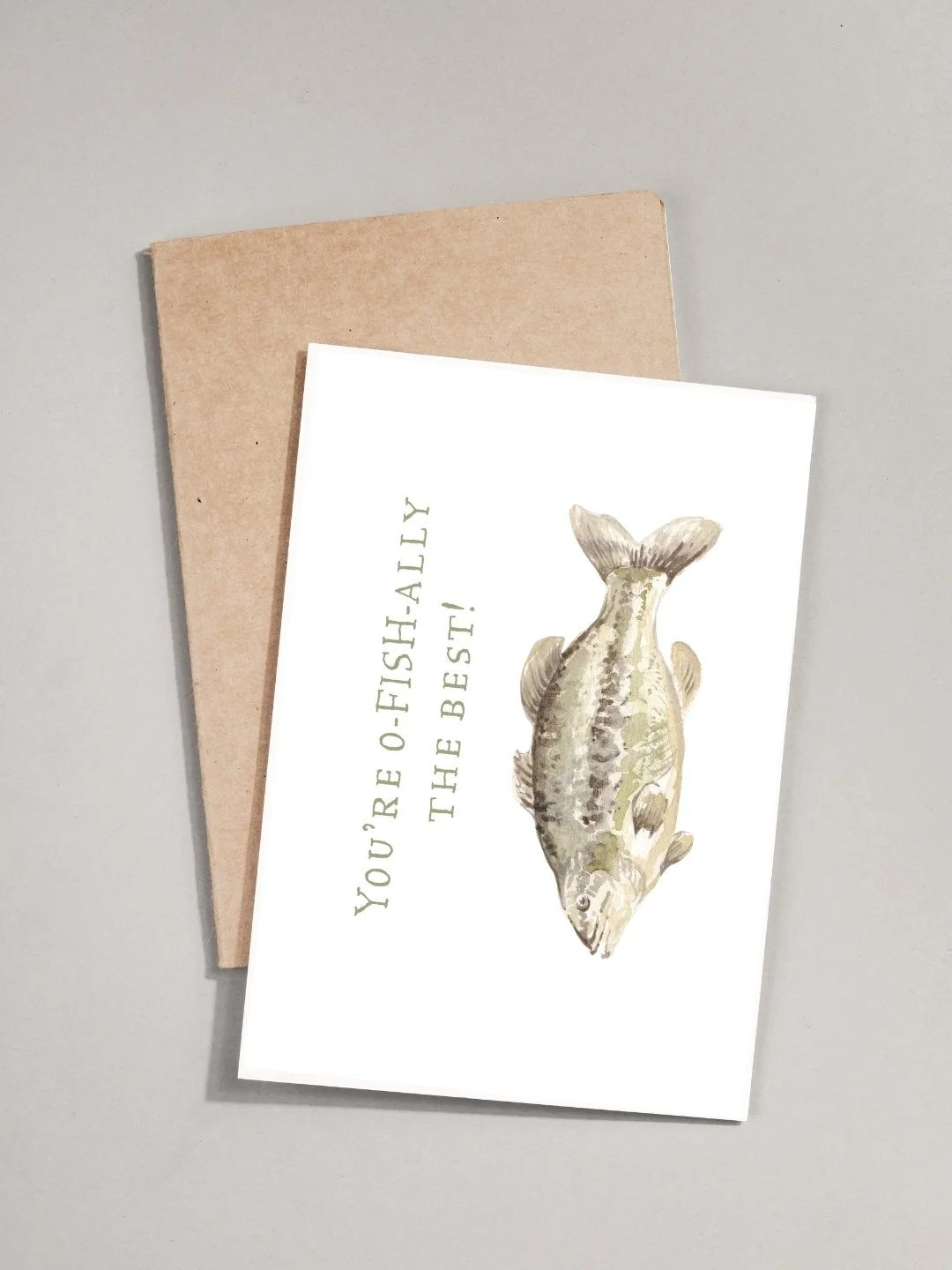 You're o-FISH-ally the Best! - Greeting Card