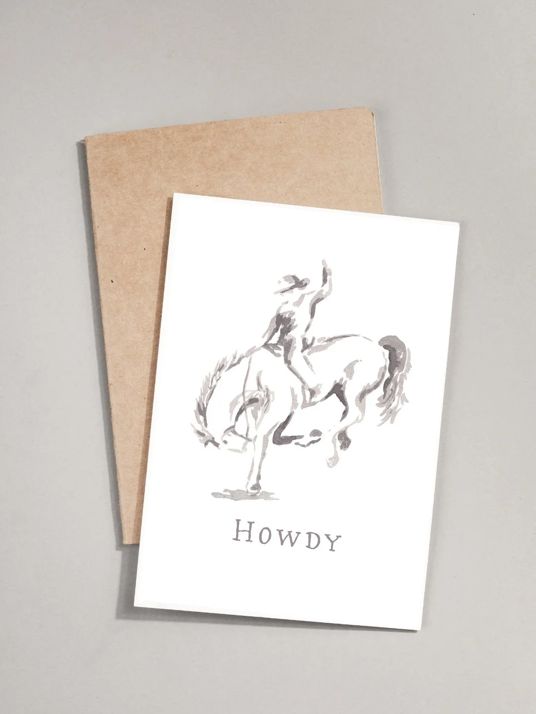 Howdy - Greeting Card