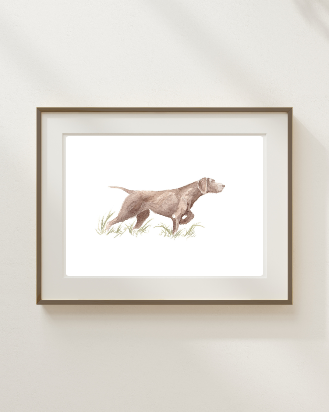 Pointing Lab Print