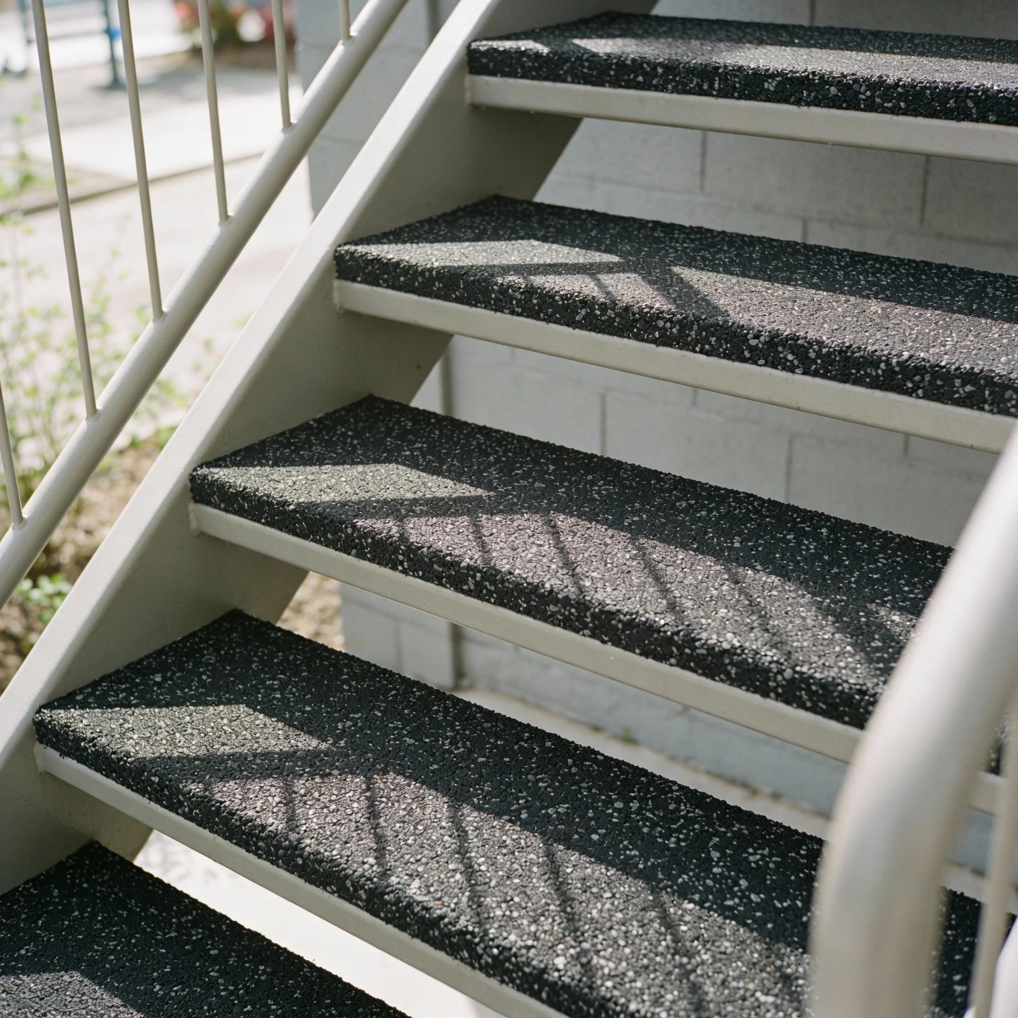EPDM rubber granules, Recycled SBR, and Binder/Glue  for deck and stair rubber surfaces Alberta Canada