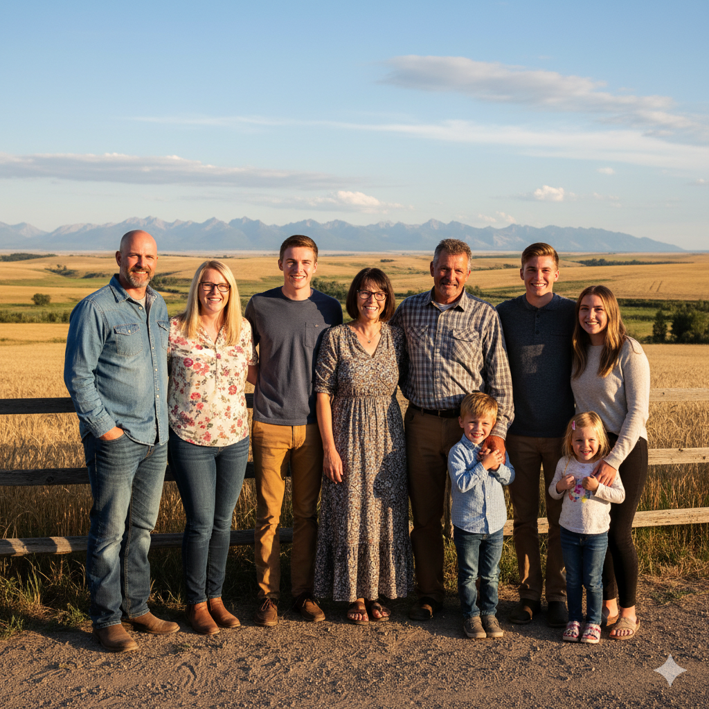 The two owning families of Xtreme Rubber & Urethanes. Picture taken in Alberta.