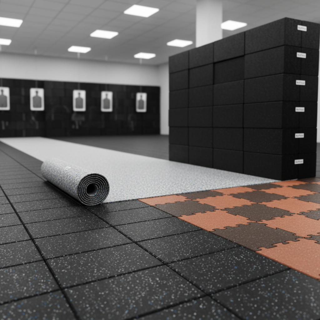 Rubber Flooring & Ballistic Blocks
