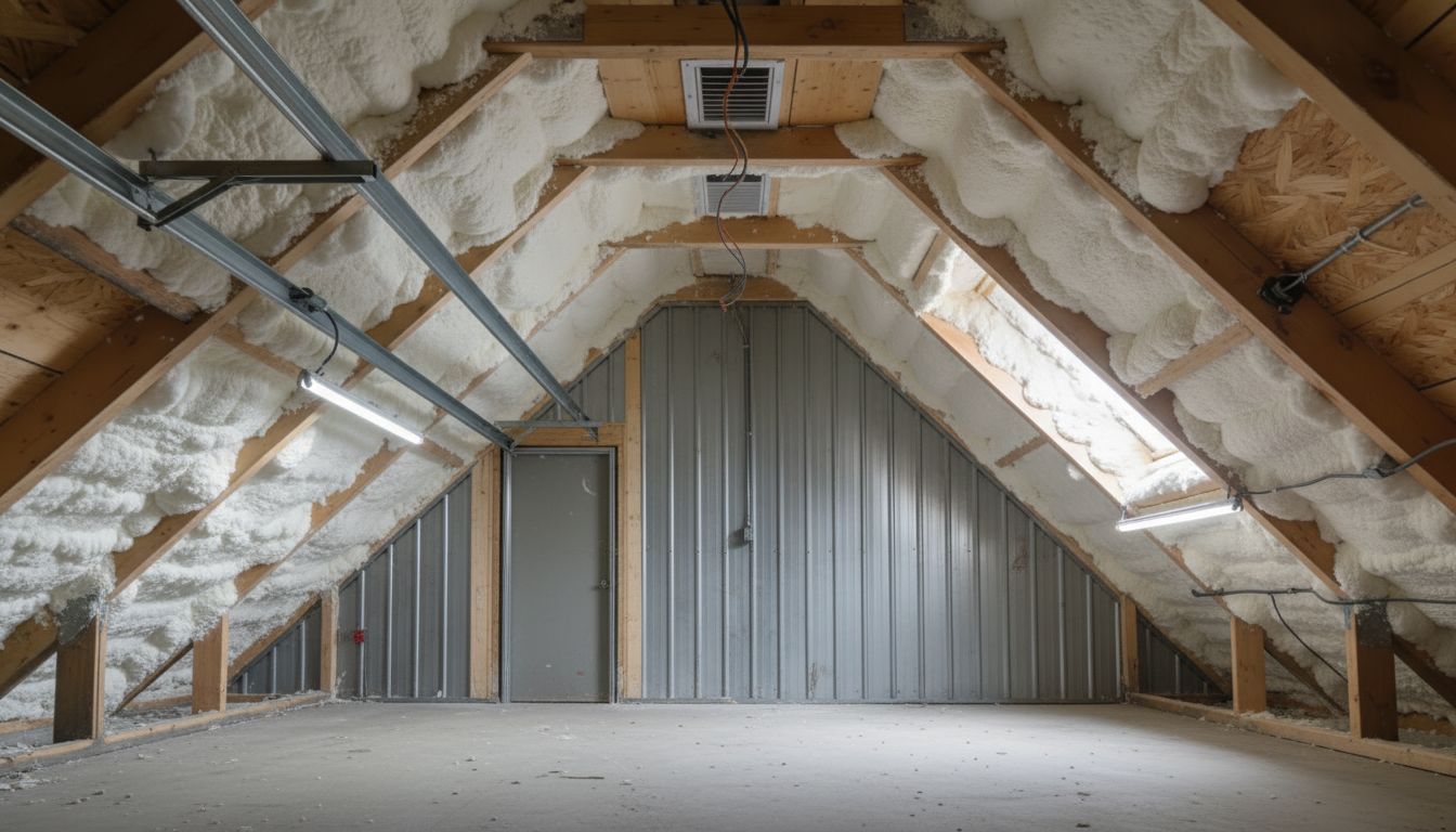 Spray foam insulation residential commercial Alberta Canada
