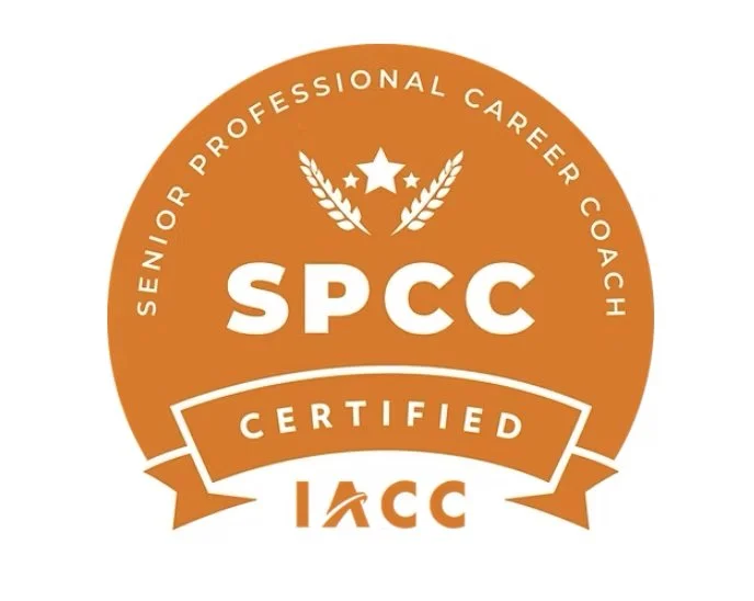 Senior Professional Career Coach (SPCC) certification logo – Audrey Holmes, career coach