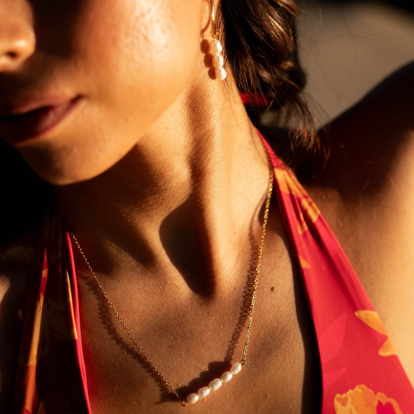 The Ophelia Set in gold looking stunning on @patrialbalatc 
Counting down the days till we are back in stock 💟
-
Thank you @kaiteverettfilms