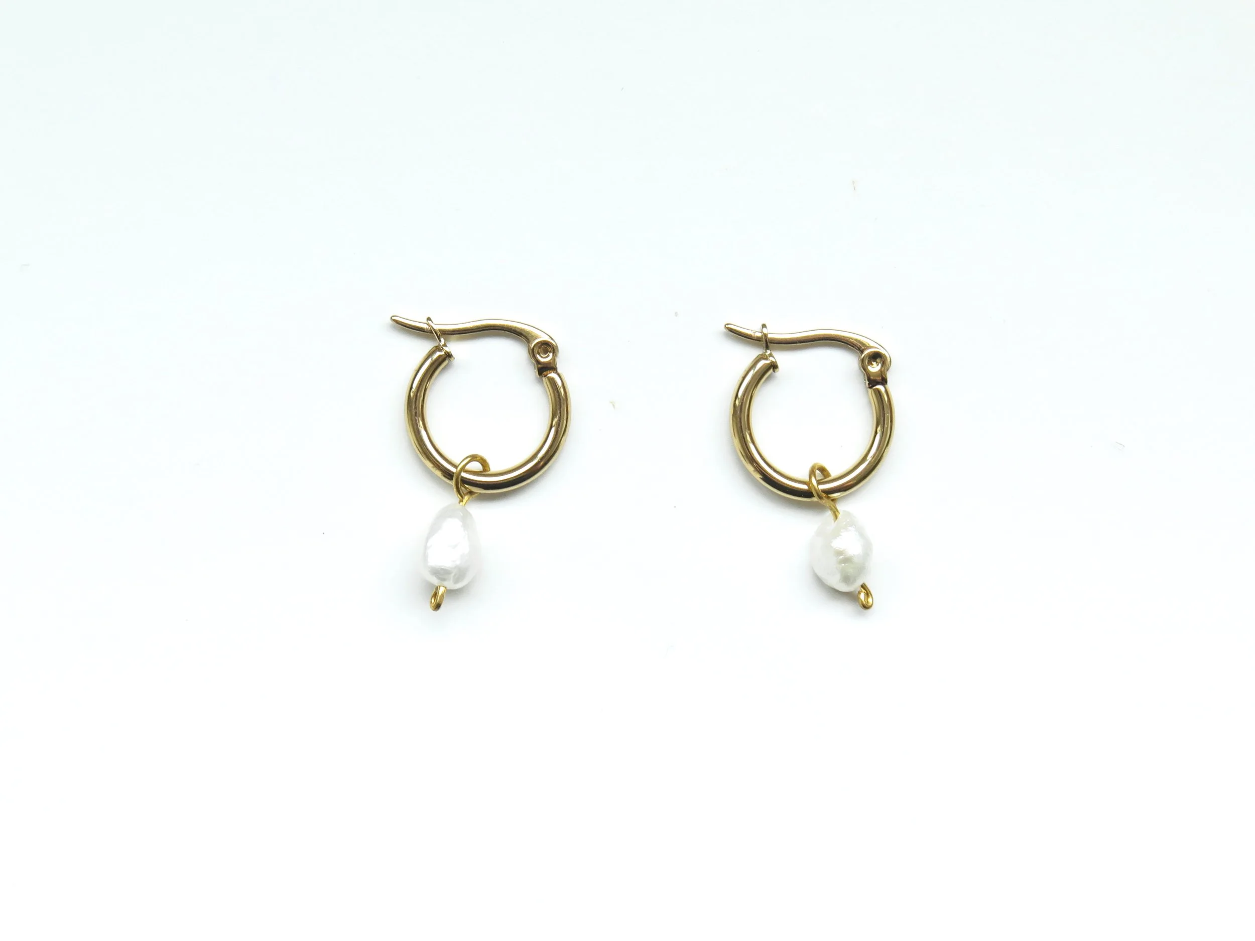 Classic Single Pearl Earrings