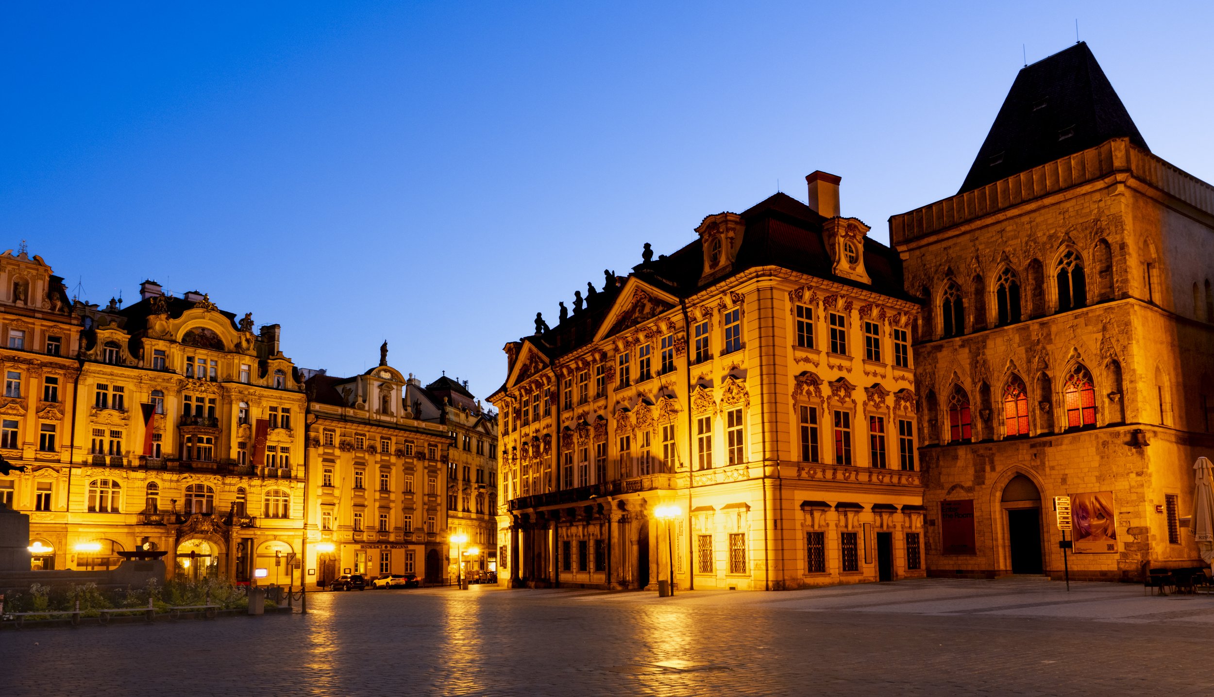 Blue Light in Prague