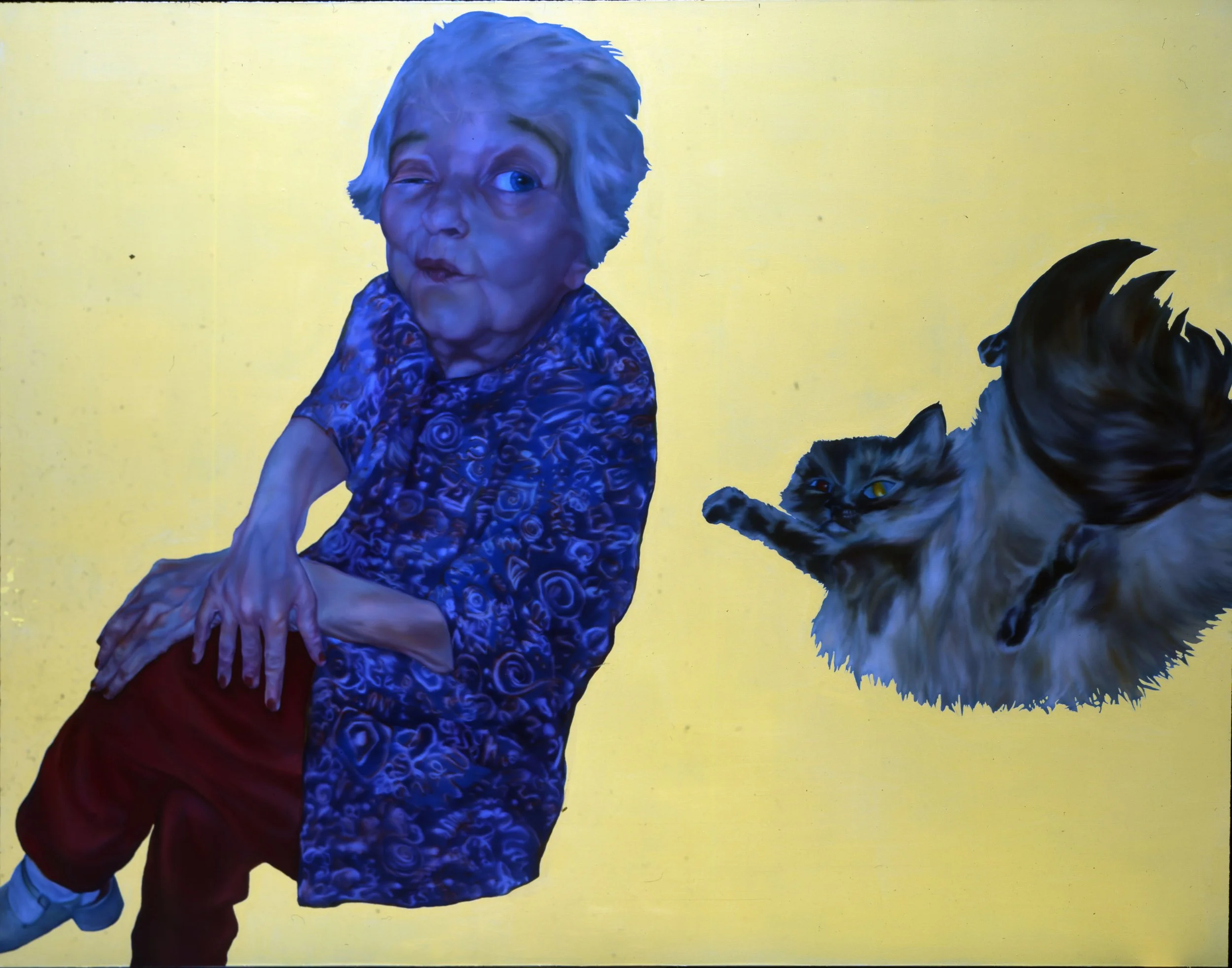 Be-bop,
1999,
oil on canvas,
213cm x 274cm