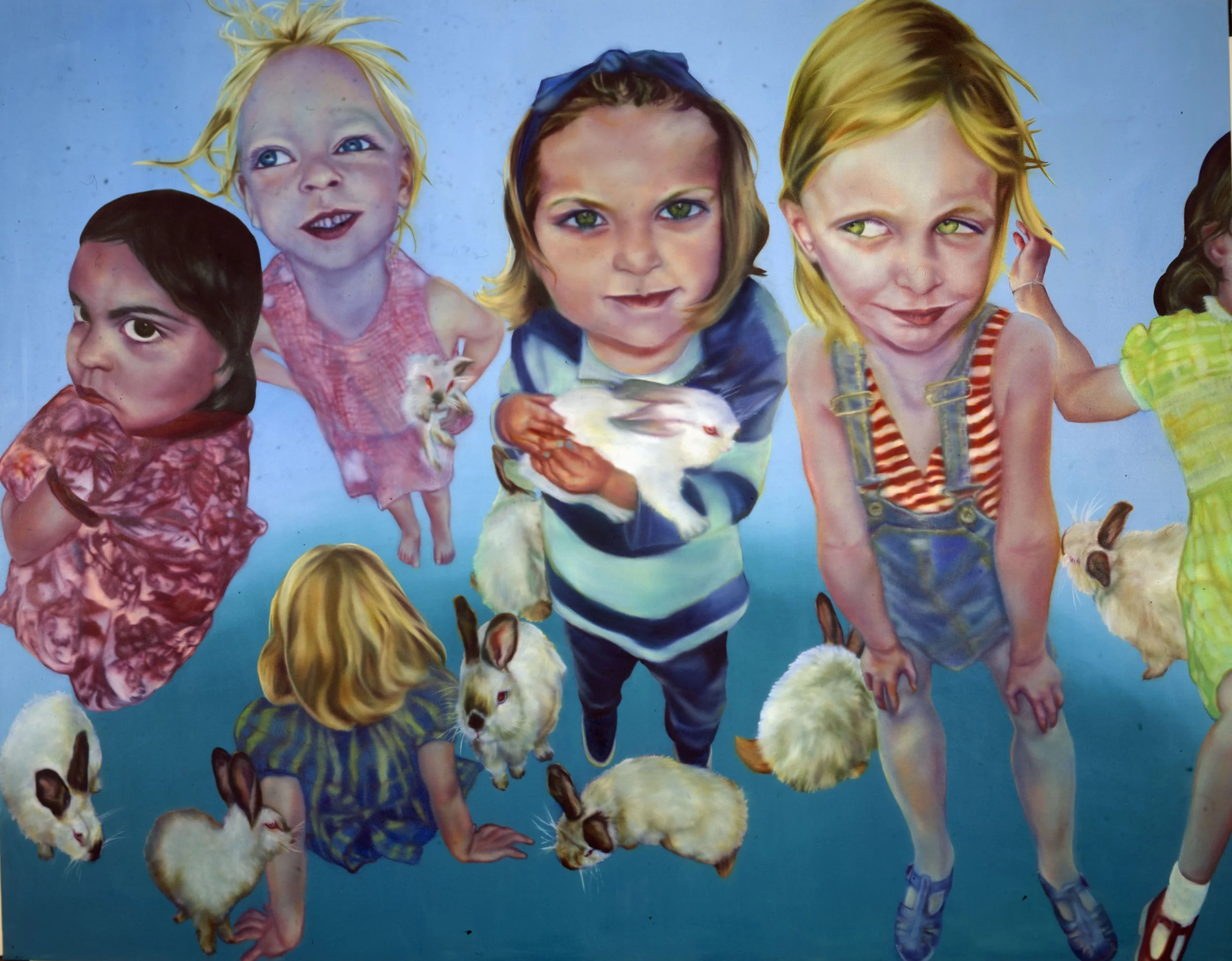 Honeybun,
1997,
oil on canvas,
213cm x 275cm