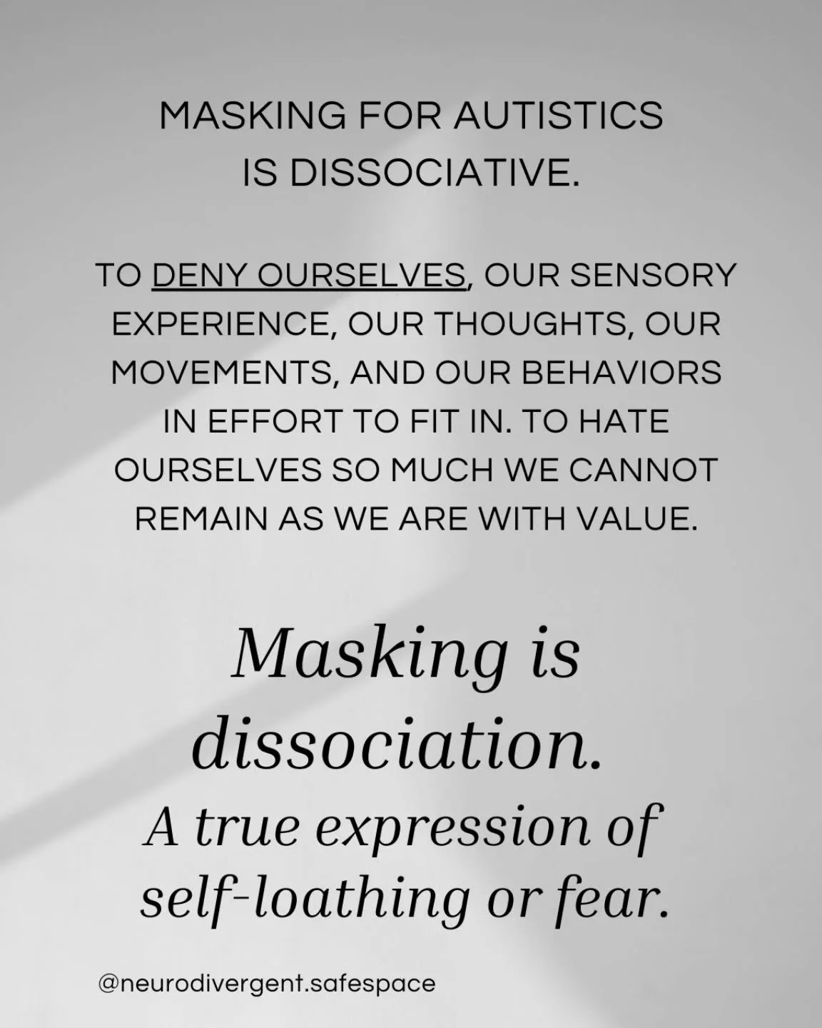 #masking #autism #autistic #neurodivergentsafespace #neurodivergent