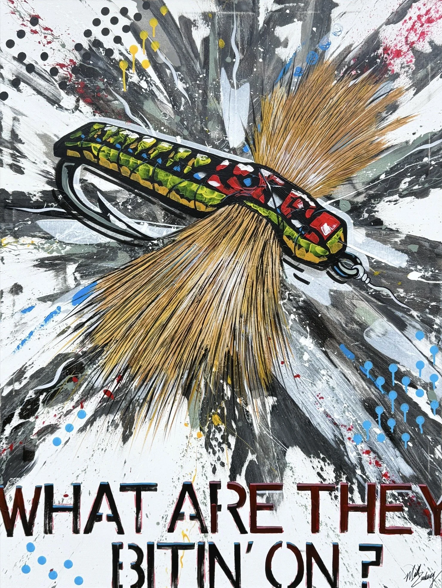 AVAILABLE - 36" x 48" x 1.25 acrylic on canvas - $3,000 (plus shipping)