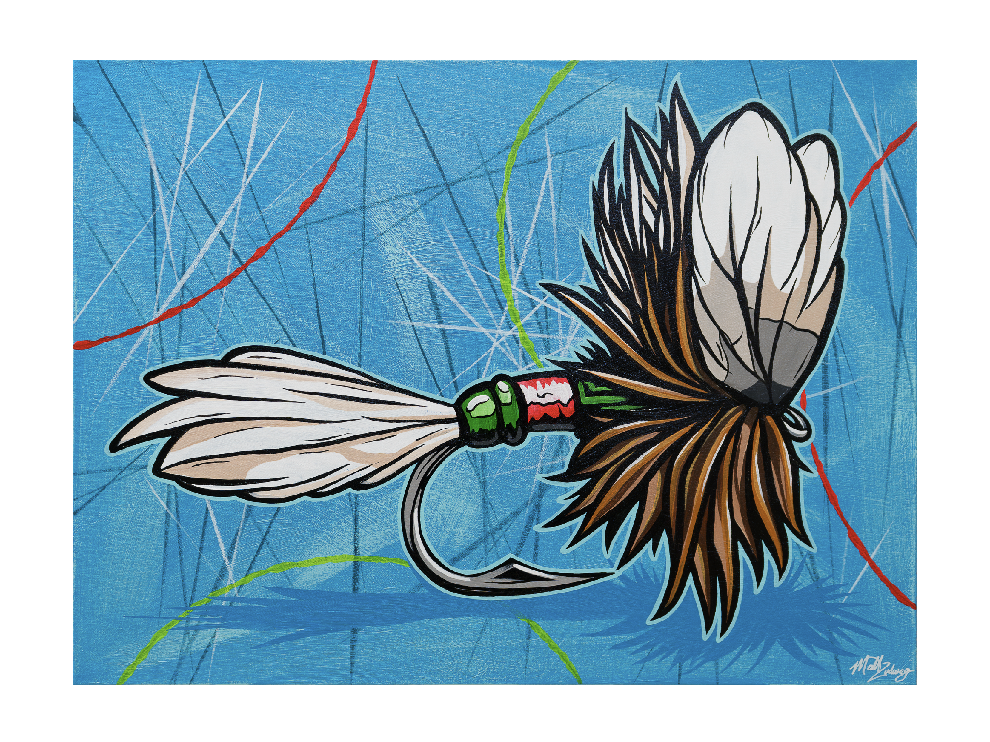 AVAILABLE - 30" x 40" x 1.25 acrylic on canvas