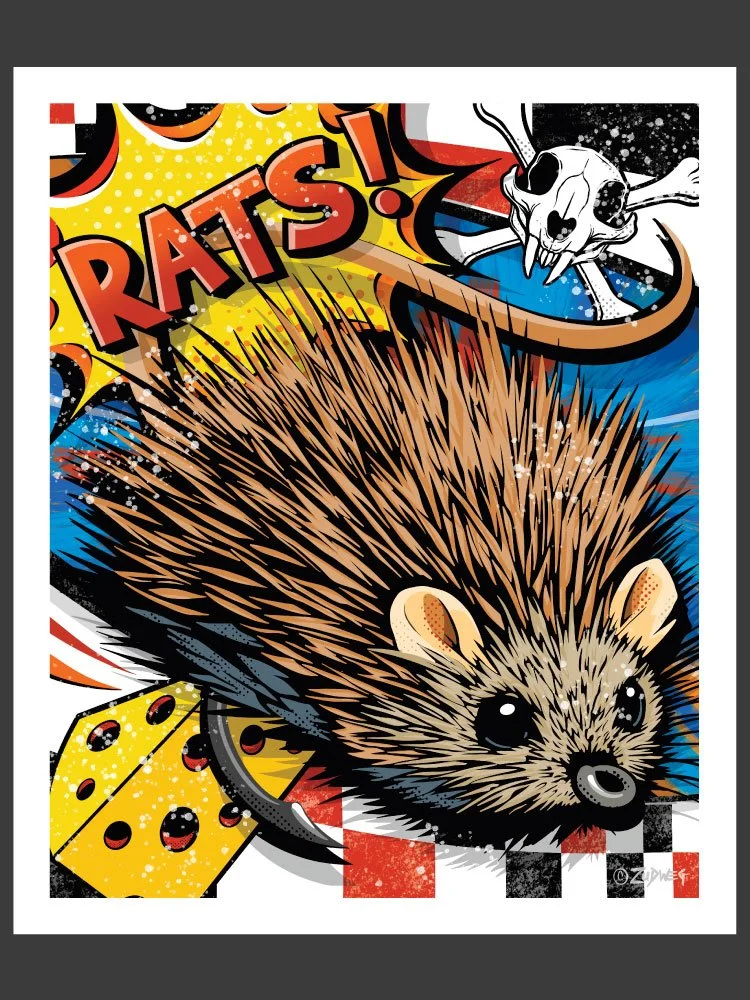 "Rats" - Giclee Print 20" x 24"