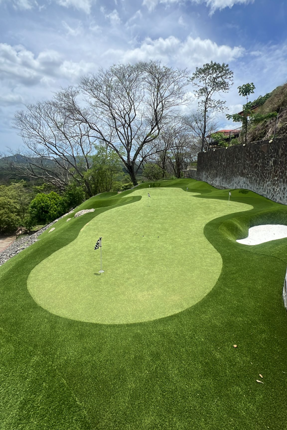 Residential Synthetic Grass Installation Tamarindo Costa Rica.