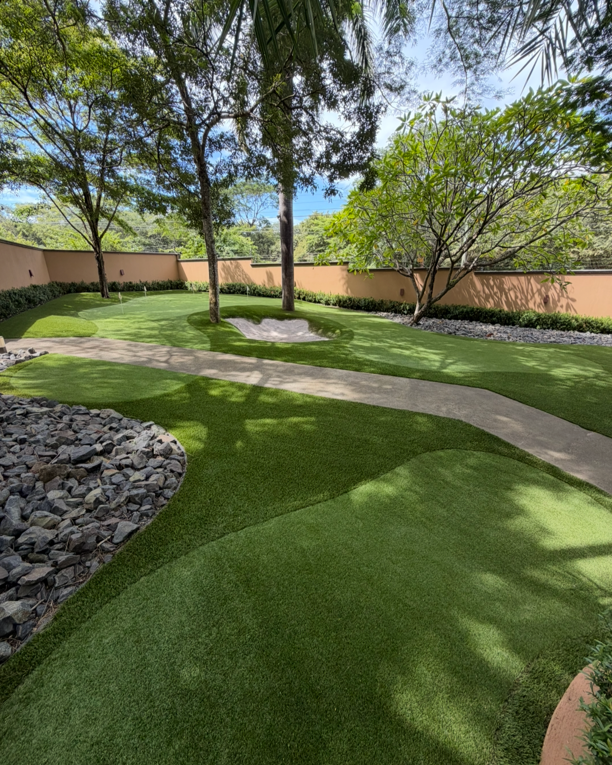 Coastal Luxury Turf Installation Flamingo Costa Rica.
