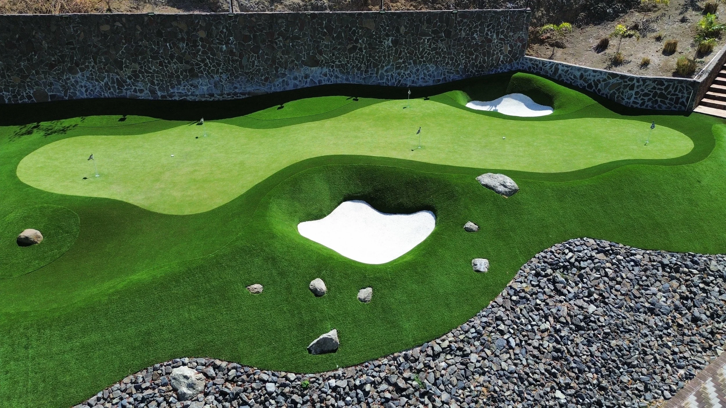 Guana Turf Co Sustainable Luxury Turf for Private Villas.