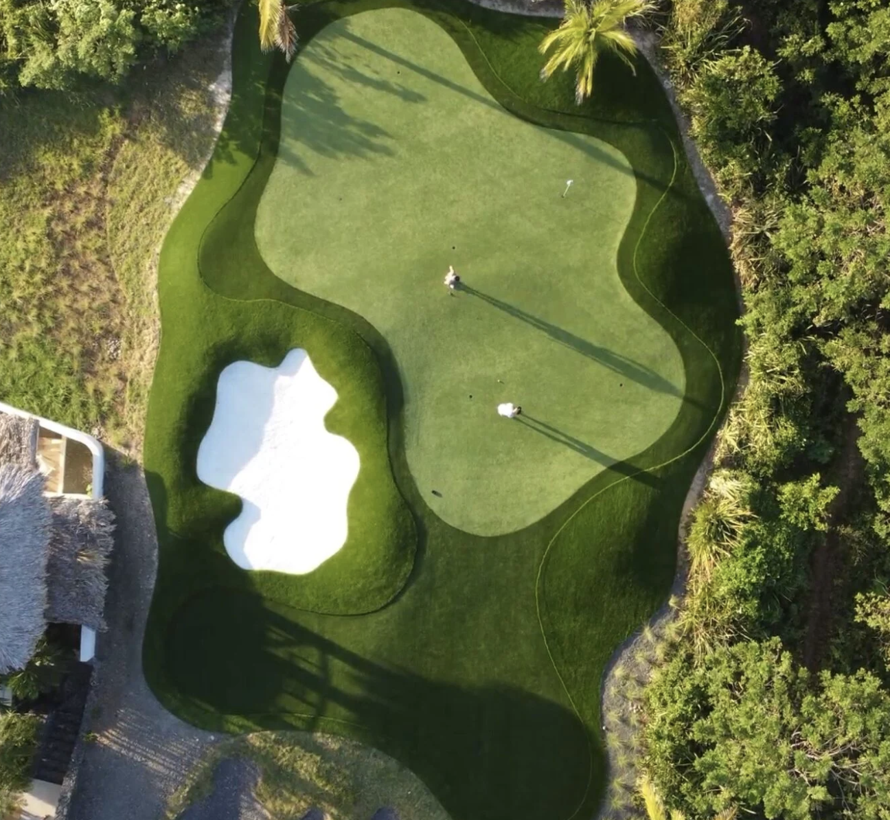 Guana Turf Co Custom Golf Green Installation Guanacaste.