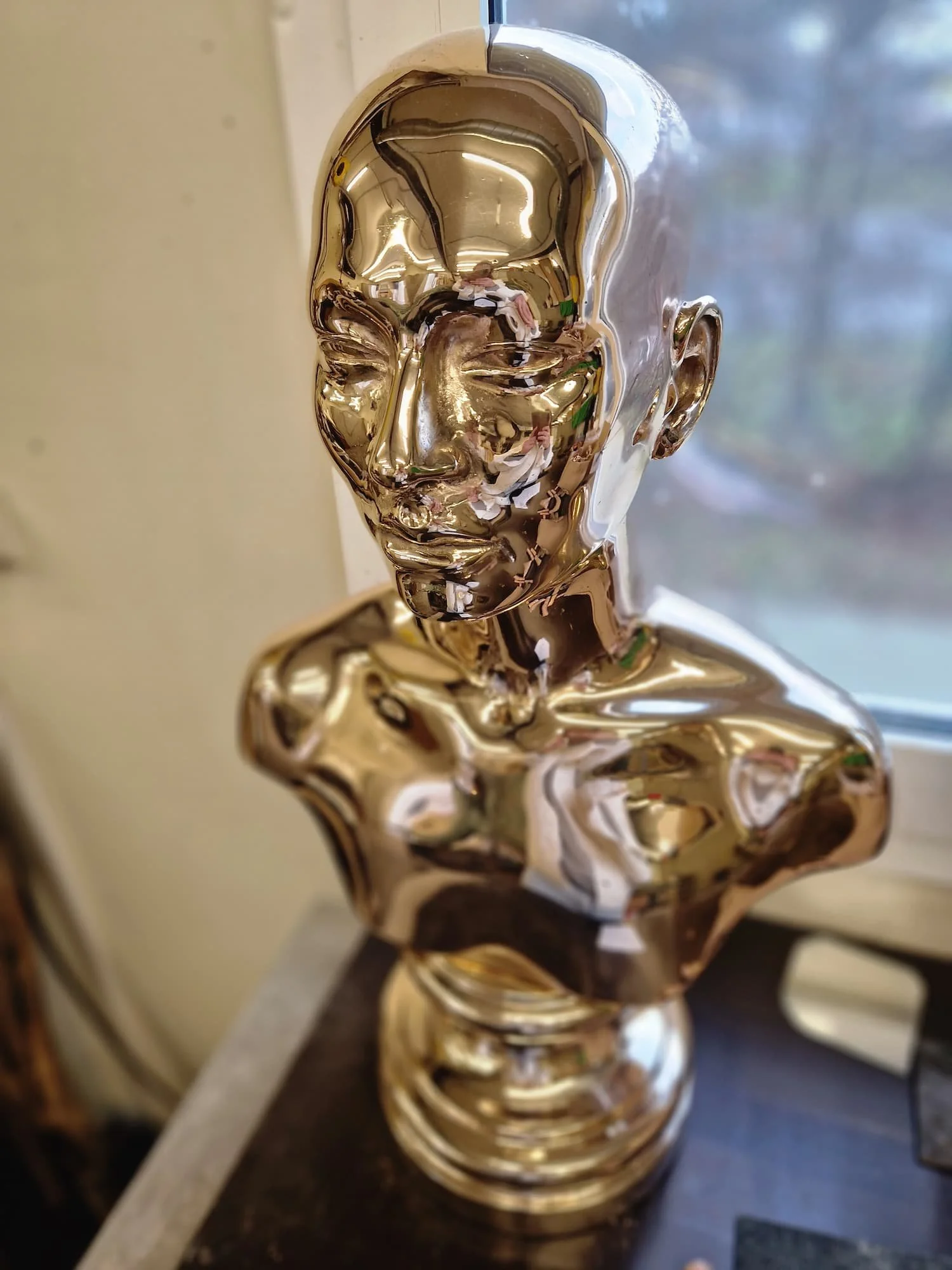 Hoogglans gepolijst brons